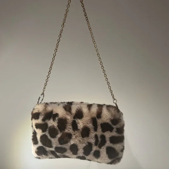 leopard print mini handbag - Picture 3 of 5